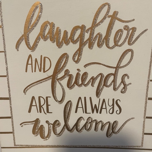 5 for $20: Francesca's sparkly decor sign - Picture 2 of 13